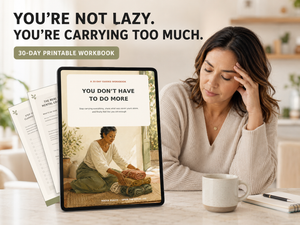 Mental Load Workbook for Women 30 Day Printable PDF