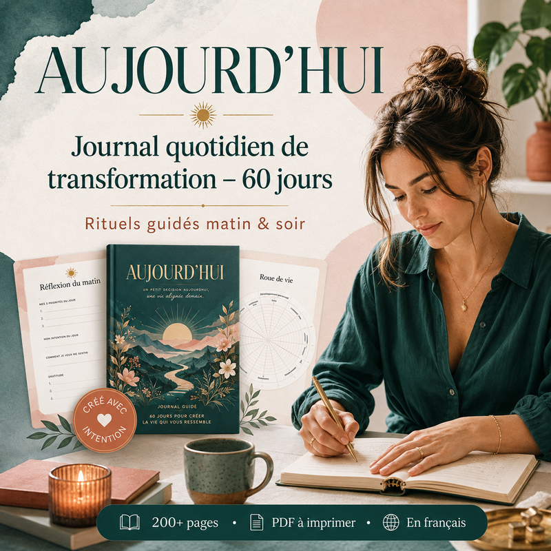 60-Day Printable Journal | Transformation Workbook | Morning and Evening Routine | New Habits | Personal Development PDF